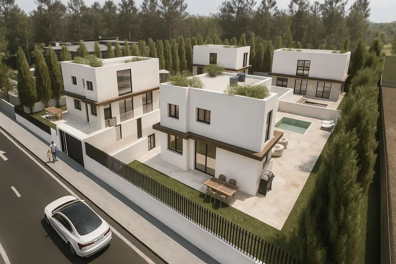 Villas exclusivas en la Font a pocos pasos de la Playa Muchavista