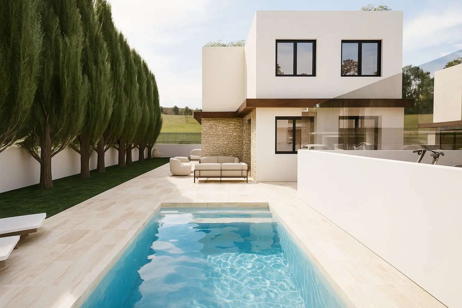 Villas exclusivas en la Font a pocos pasos de la Playa Muchavista